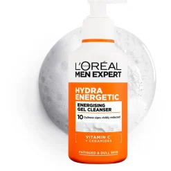 Puhdistusgeeli Loreal Men Expert 260 ml Hydra Energetic virkistävä kasvoille