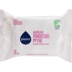 Puhdistuspyyhe kasvoille Pisara 25 kpl