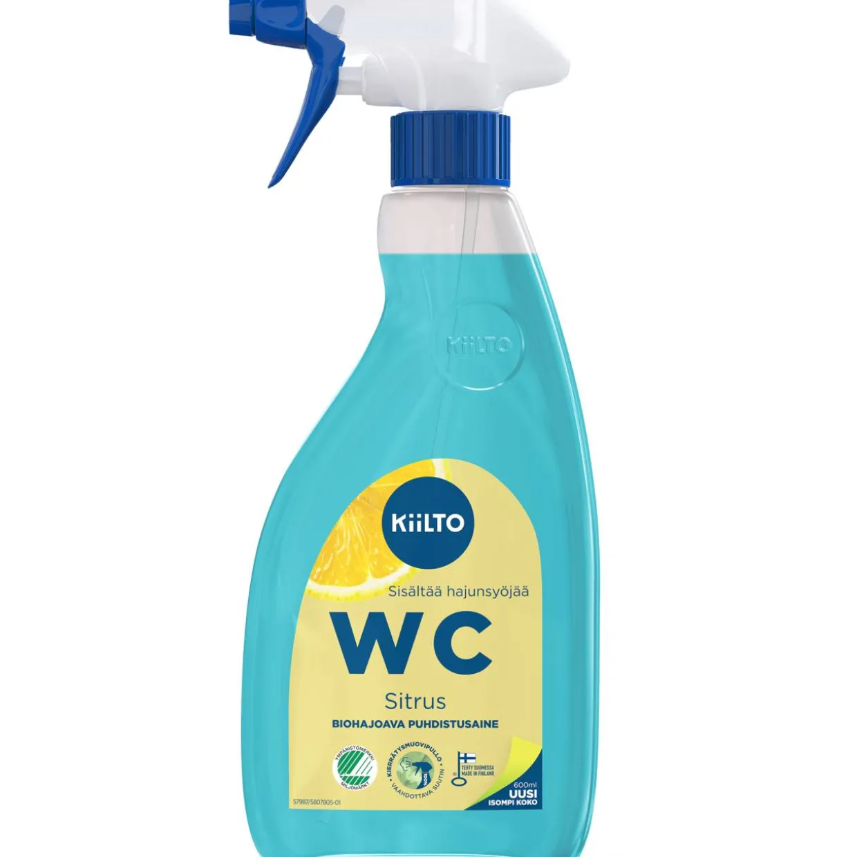 Puhdistussuihke Kiilto 600 ml WC Sitrus