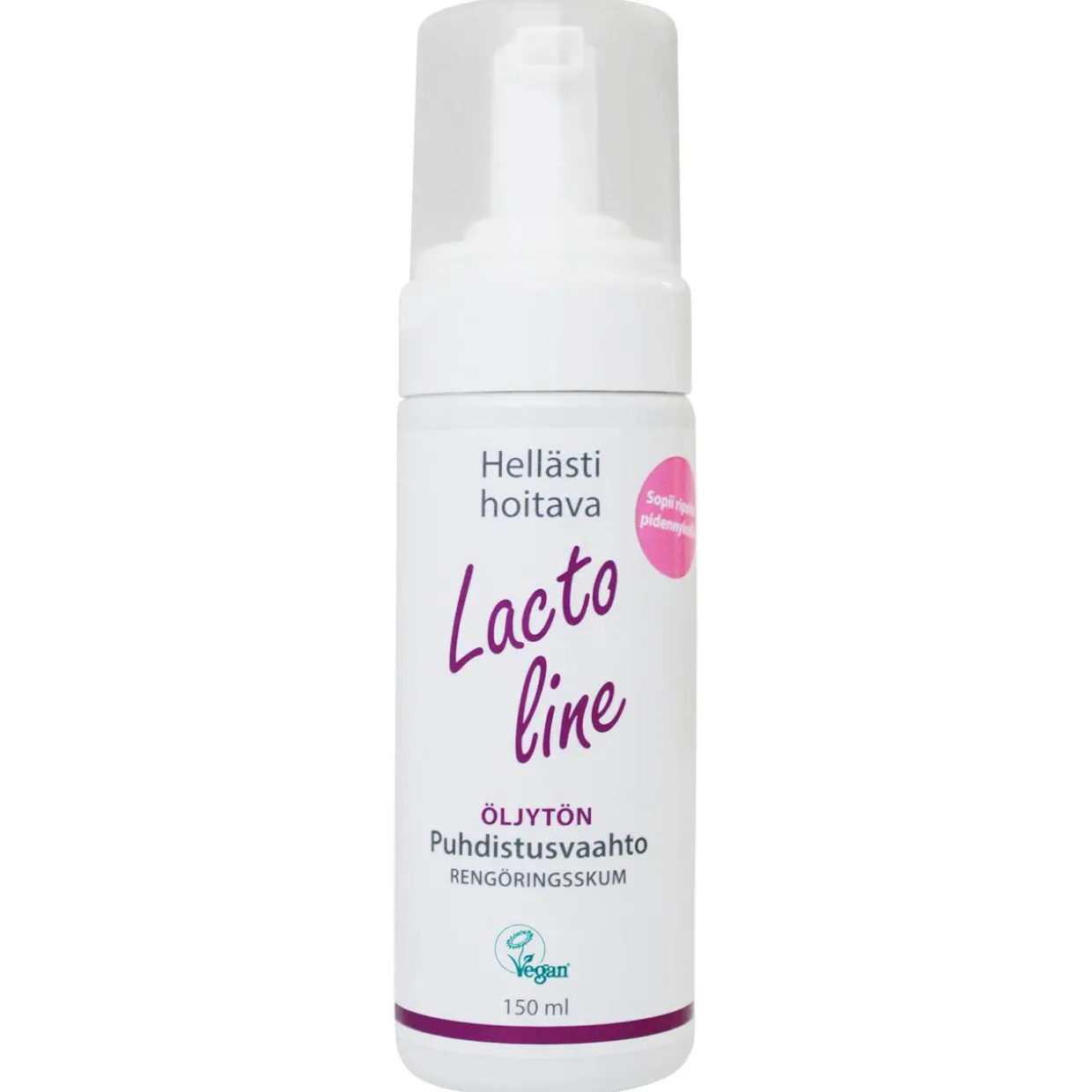 Puhdistusvaahto 150 ml öljytön