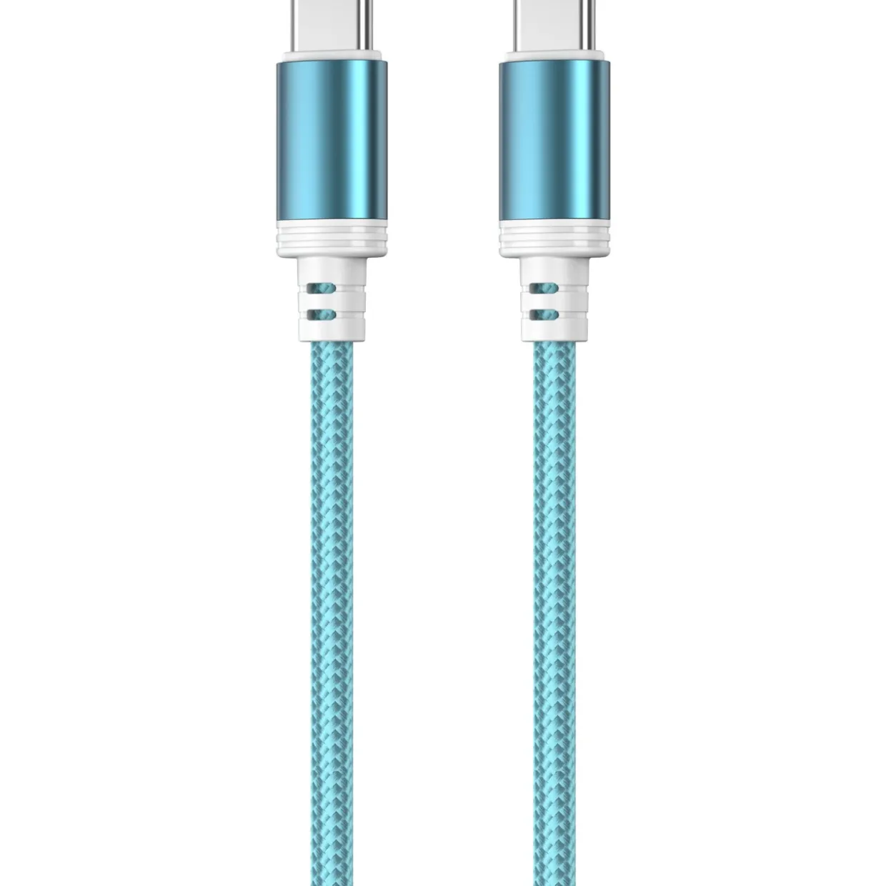 Punottu kaapeli Mobia USB-C, USB-C 30 W sininen, 2 m