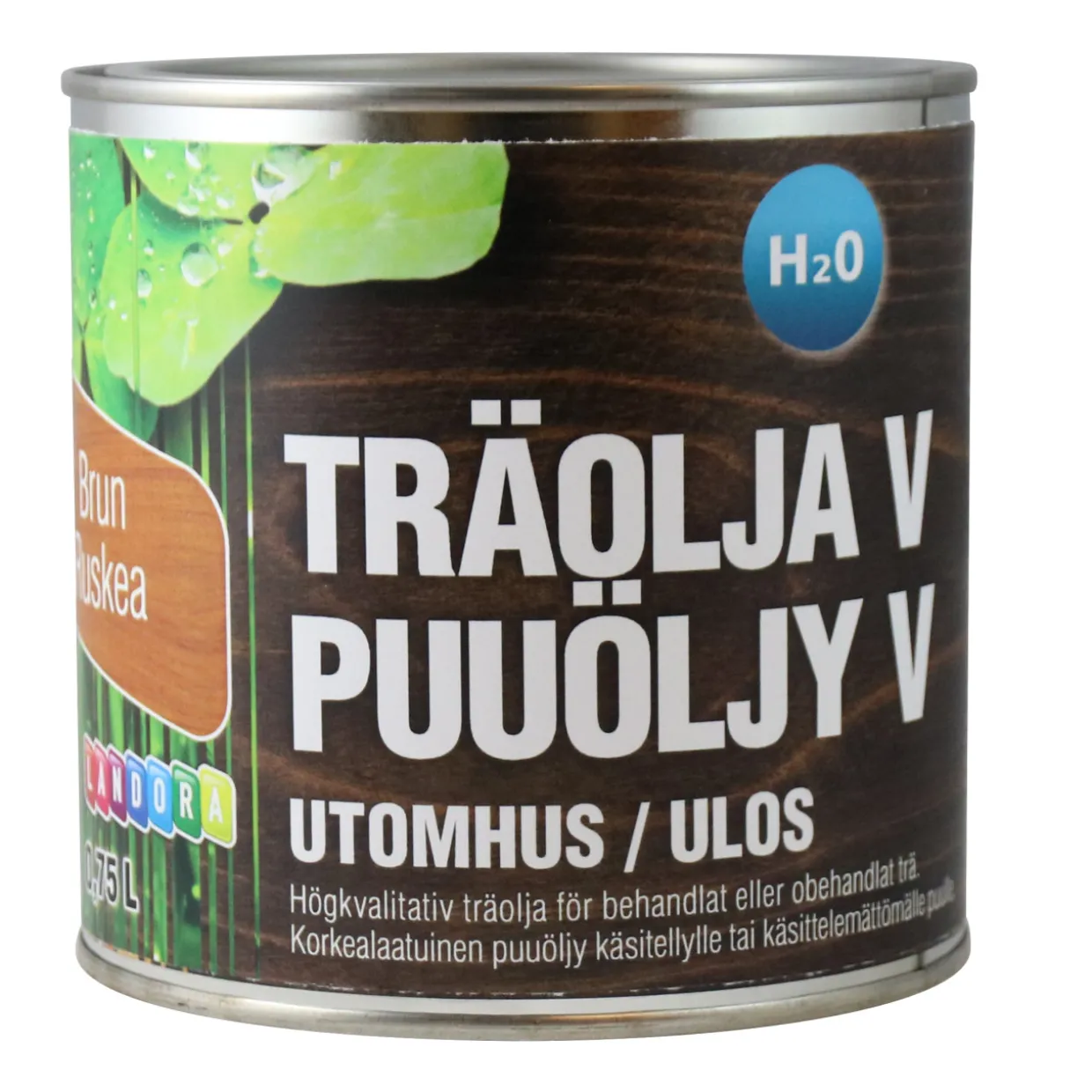 Puuöljy V 0,75 l ruskea
