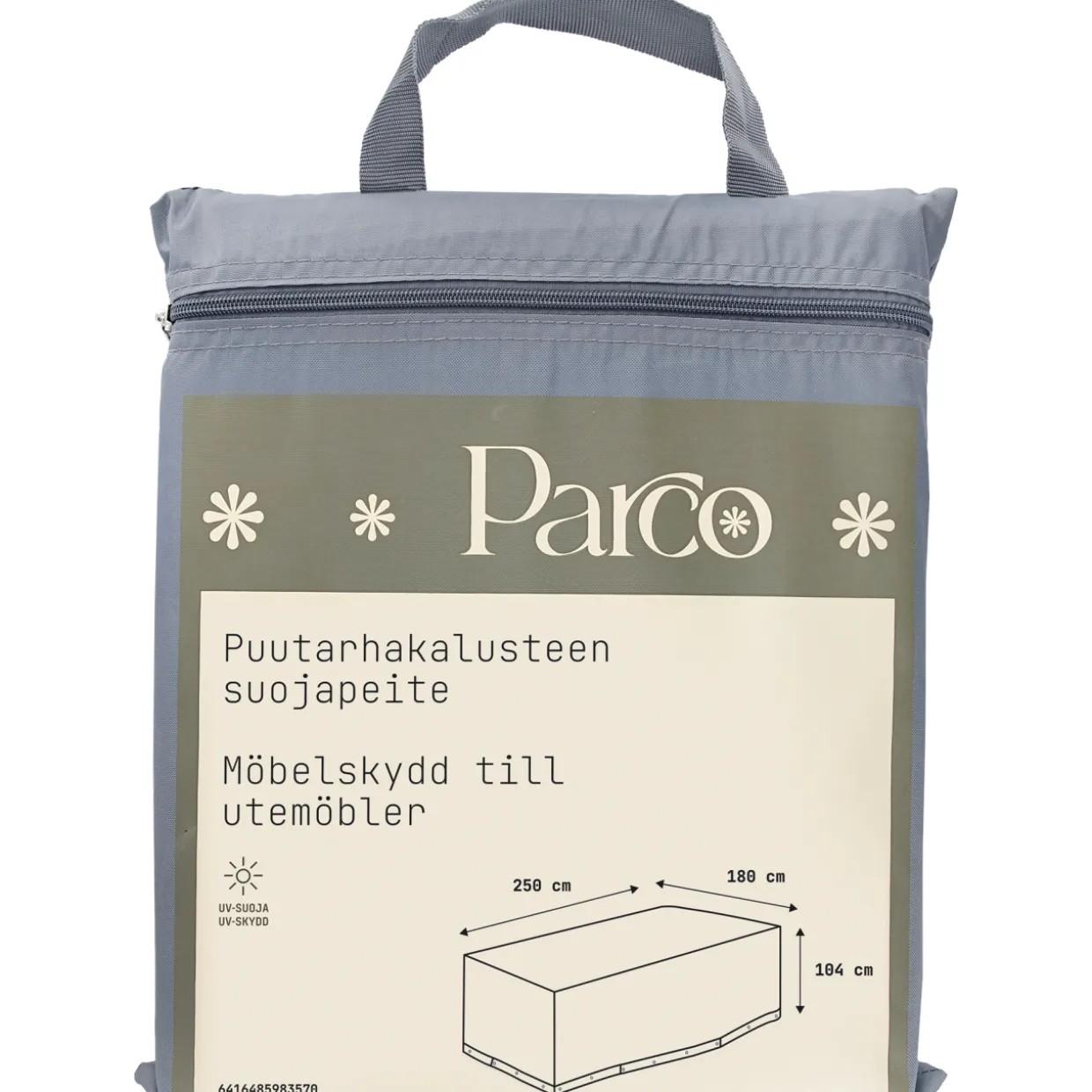 Puutarhakalusteen suoja Parco 250 x 180 x 104 cm