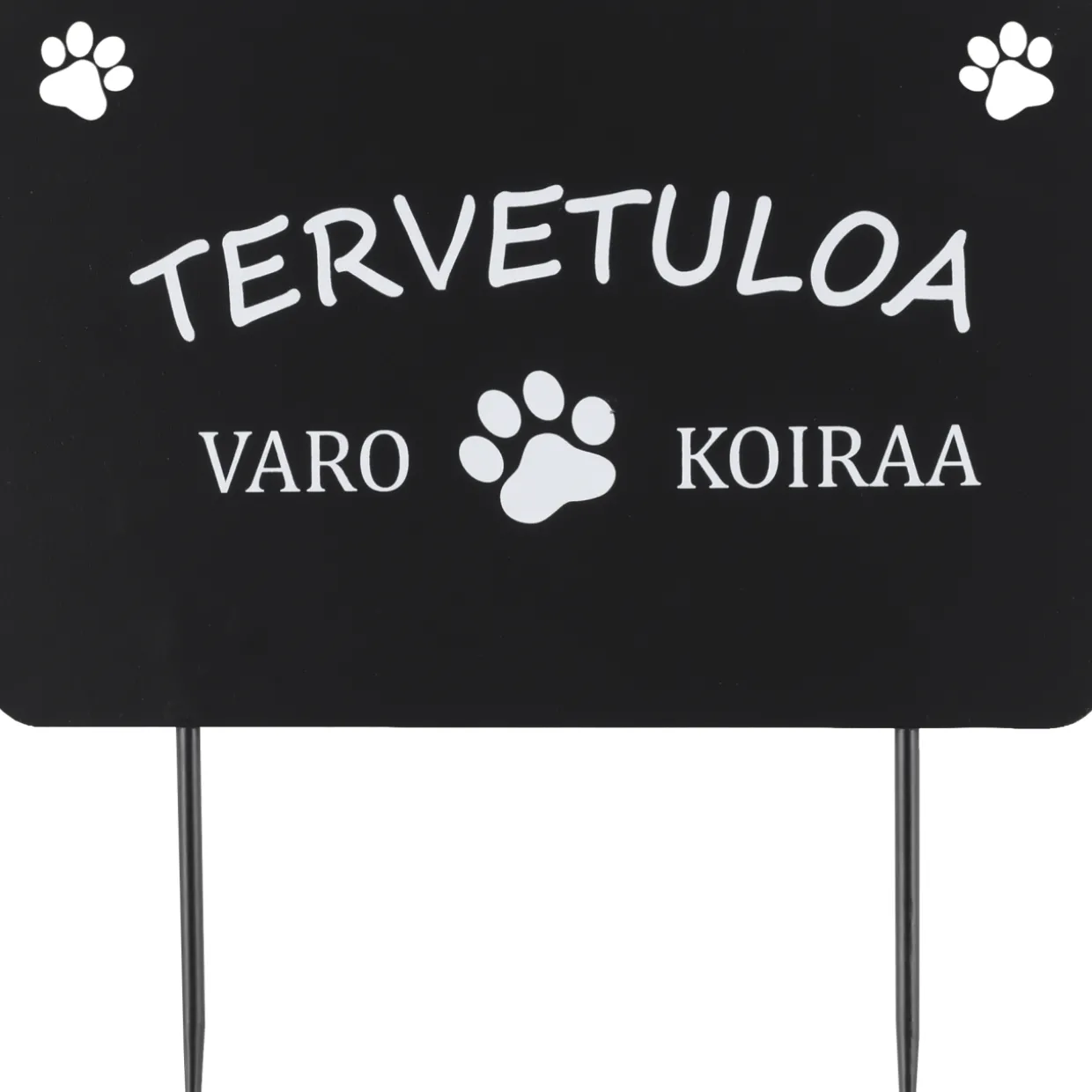 Puutarhakoriste 4Living kyltti Varo Koiraa