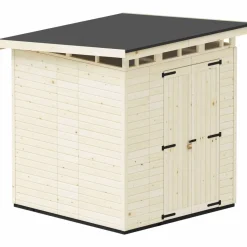 Puutarhavaja Upyard Strongbox XL, 203 x 203 x 230 cm, luonnollinen väri