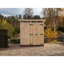 Puutarhavaja Upyard Strongbox L, 203 x 163 x 225 cm, luonnollinen väri