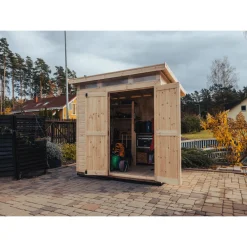 Puutarhavaja Upyard Strongbox L, 203 x 163 x 225 cm, luonnollinen väri