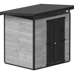 Puutarhavaja Upyard Strongbox L, 203 x 163 x 225 cm, harmaa/musta