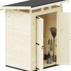Puutarhavaja Upyard Strongbox M, 163 x 127 x 222 cm, luonnollinen väri