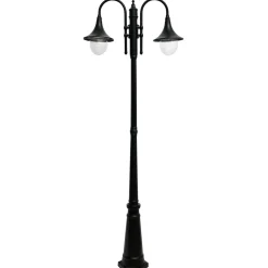 Pylväsvalaisin Kartano PKT-2-U E27 max 2 x 100 W musta