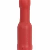 Pyöröpistoke 4 mm punainen, 10 kpl