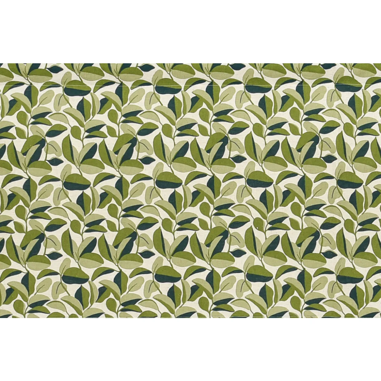 Pöytäliina Kotikulta 140 x 250 cm Vihreät lehdet