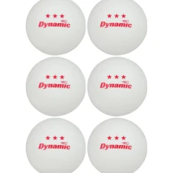 Pöytätennispallot Dynamic 6 kpl, 3