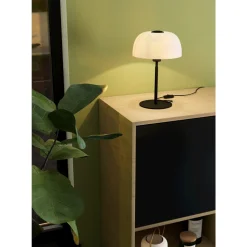 Pöytävalaisin EGLO Solo 2 40W 26x41,5cm valkoinen/musta