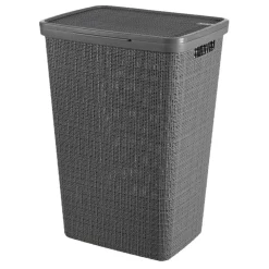 Pyykkikori 58 L Jute, harmaa