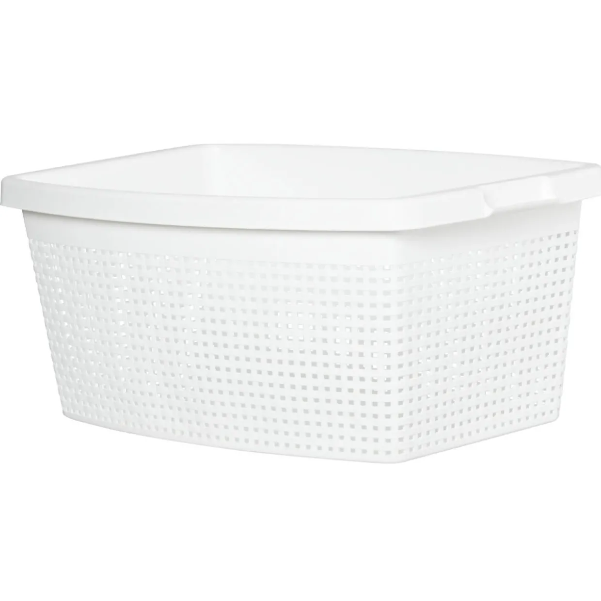 Pyykkikori 40 l Rattan valkoinen