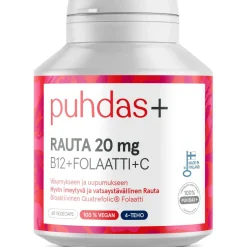 Rauta 20 mg Puhdas+ 60 kpl 25 g