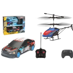 RC-auto ja RC-helikopteri