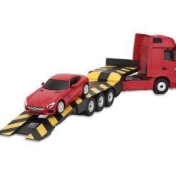 RC 1:26 Mercedes-Benz Actros with 1/24 scale Car 52 cm