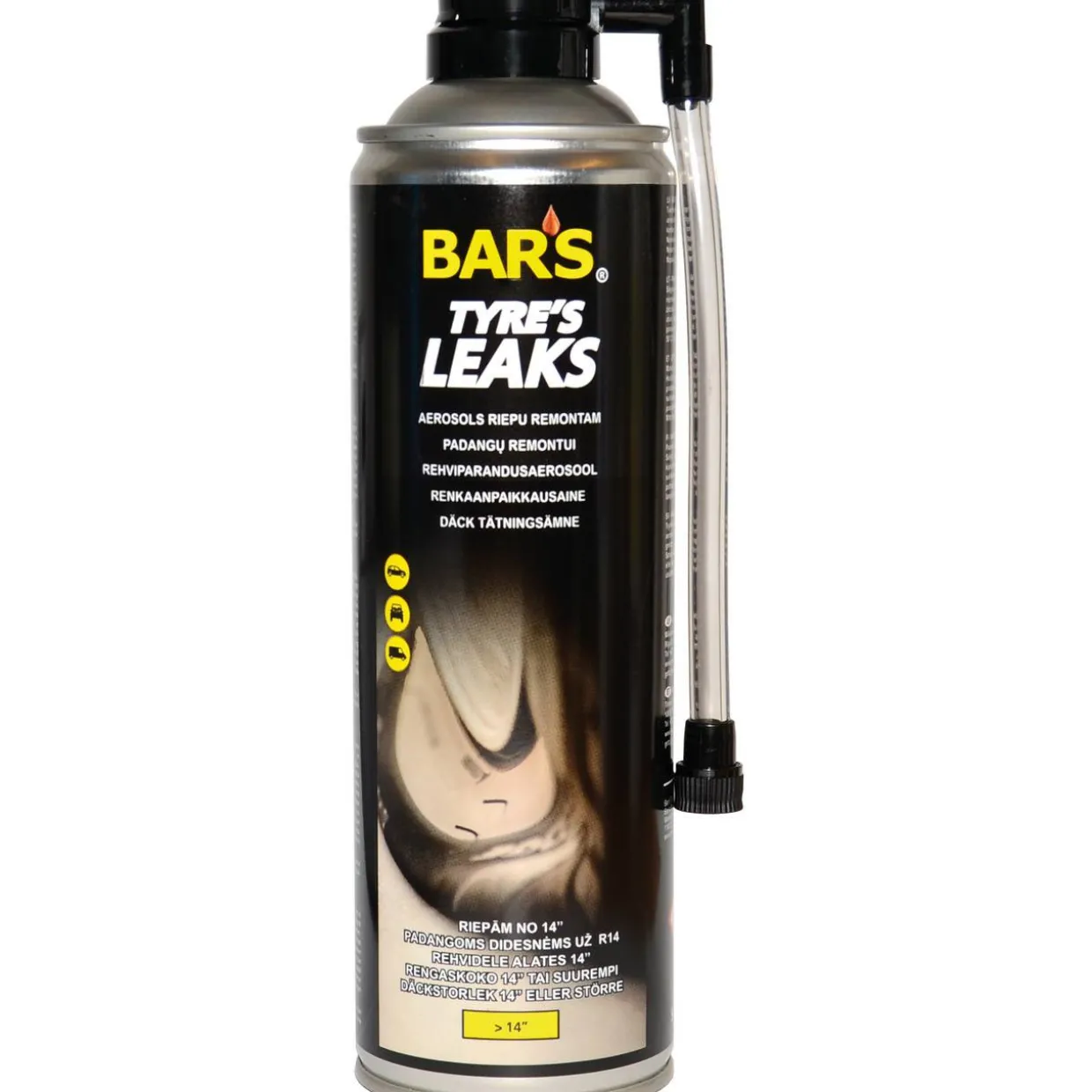 Renkaanpaikkausaine Bar's Tyre Leaks 500 ml