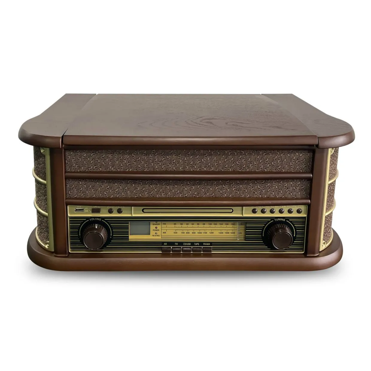 Retrolevysoitin Ideale+ AM/FM-radiolla