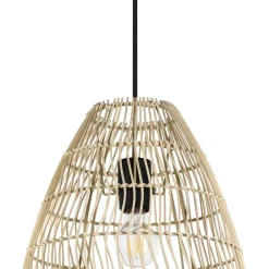 Riippuvalaisin EGLO Ayesgarth 40W Ø33cm rottinki/musta