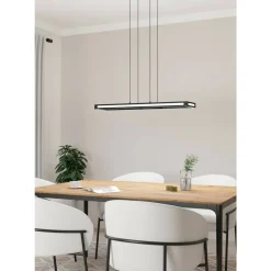 Riippuvalaisin EGLO conncect.z Salvilanas-z led 21W 77x20cm musta/valkoinen