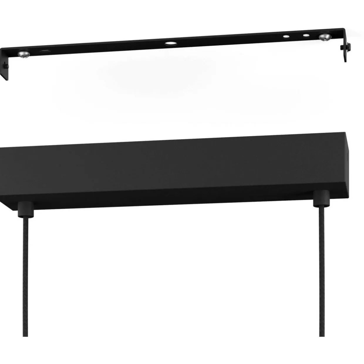 Riippuvalaisin EGLO Filago 4x40W 88x14,5cm savulasi/puu