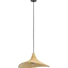 Riippuvalaisin EGLO Haxey 40W Ø50cm rottinki/musta