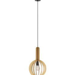 Riippuvalaisin EGLO Velasco 40W Ø31cm puu/musta
