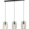 Riippuvalaisin 3-os EGLO Bajazzara 3x40W 89x19cm harmaa/musta