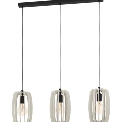 Riippuvalaisin 3-os EGLO Bajazzara 3x40W 89x19cm harmaa/musta