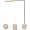 Riippuvalaisin 3-os EGLO Cambaito 3x40W 89,5x19,5cm hiekka