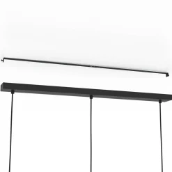 Riippuvalaisin 3-os EGLO Evesham 3x40W 89,5x19,5cm musta/tummanruskea puu