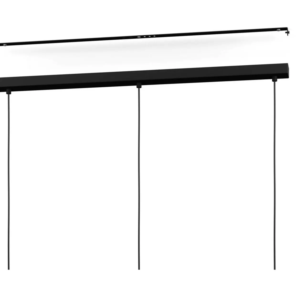 Riippuvalaisin 3-os EGLO Matlock 3x40W 90x20cm harmaa/musta