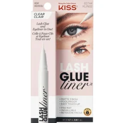 Ripsiliima-eyeliner Kiss 0,7 ml Lash Glue Liner kirkas
