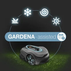Robottiruohonleikkuri Gardena smart SILENO sense 400, rajalangaton