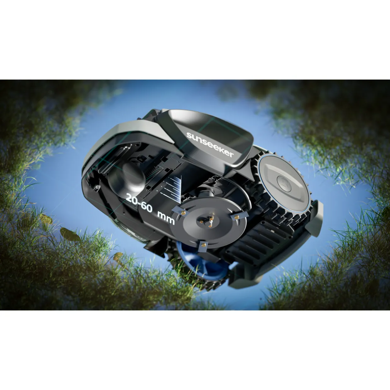 Robottiruohonleikkuri Sunseeker V3 600m² rajalangaton