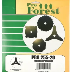 Ruohoterä 255/20 mm 3-hampainen ProForest
