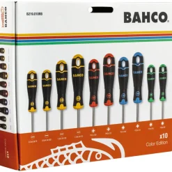 Ruuvitalttasarja BahcoFit Color Edition 10-osainen
