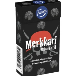 Salmiakkipastilli Fazer 38 g Merkkari minilantti