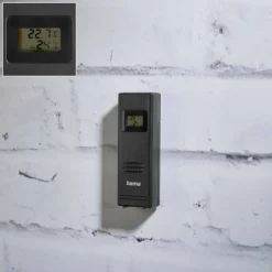 Sääasema Hama Premium, värillinen LED-näyttö, USB-portti puhelimen lataukseen