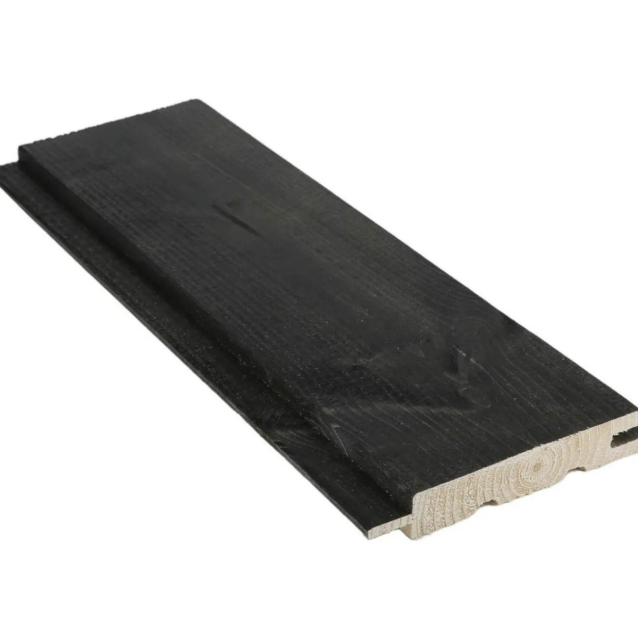 Saunapaneeli Cent STS(3) 15x95x2400, Kuusi, Musta Saunasuoja