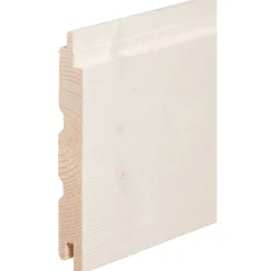 Saunapaneeli STS Aureskoski 14 x 120 x 2670 mm, 6 kpl, valkoinen