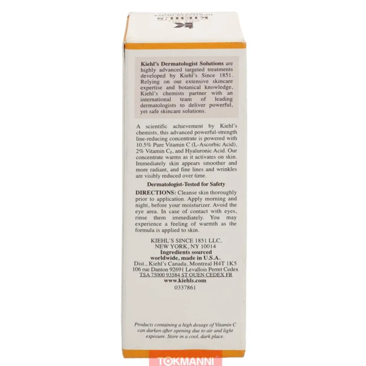 Seerumi, Kiehls 50 ml Powerful Strength Line Reducing Concentrate
