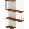 Seinähylly Chic Home 64 x 19 x 96 cm Karri