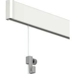 Seinäkiskosetti Easy valkoinen, 200 cm