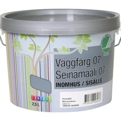 Seinämaali 07 2,5 l Merensininen