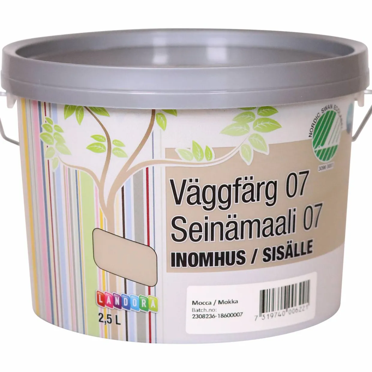 Seinämaali 07 2,5 l Mokka