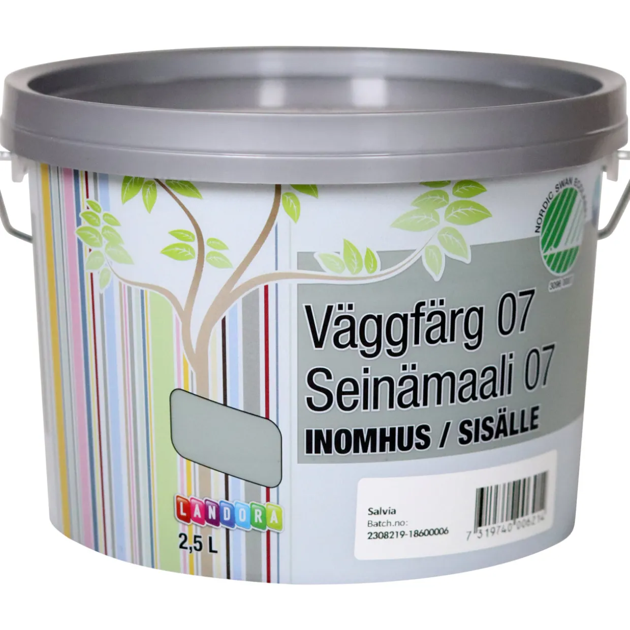 Seinämaali 07 2,5 l Salvia
